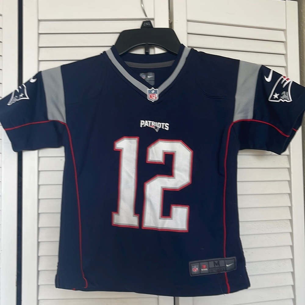 Brady NFL Patriots Nike Jersey M 5/6 Blue